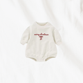 Embroidered Oversized Christmas Bubble Sweater